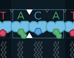 use the arrows to select a base